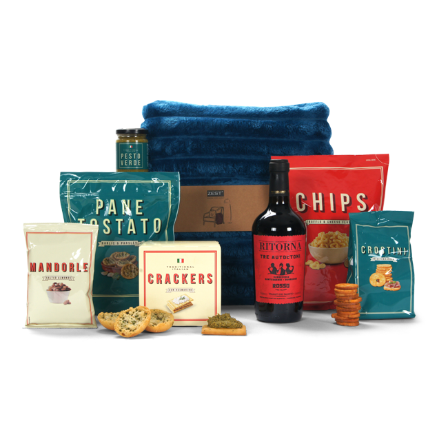 Calore Plaid & Rosso Kerstpakket