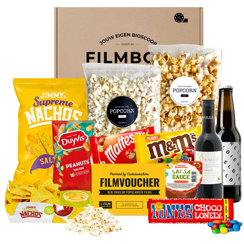 XL filmpakket - 1x Bier en 1x Rode wijn