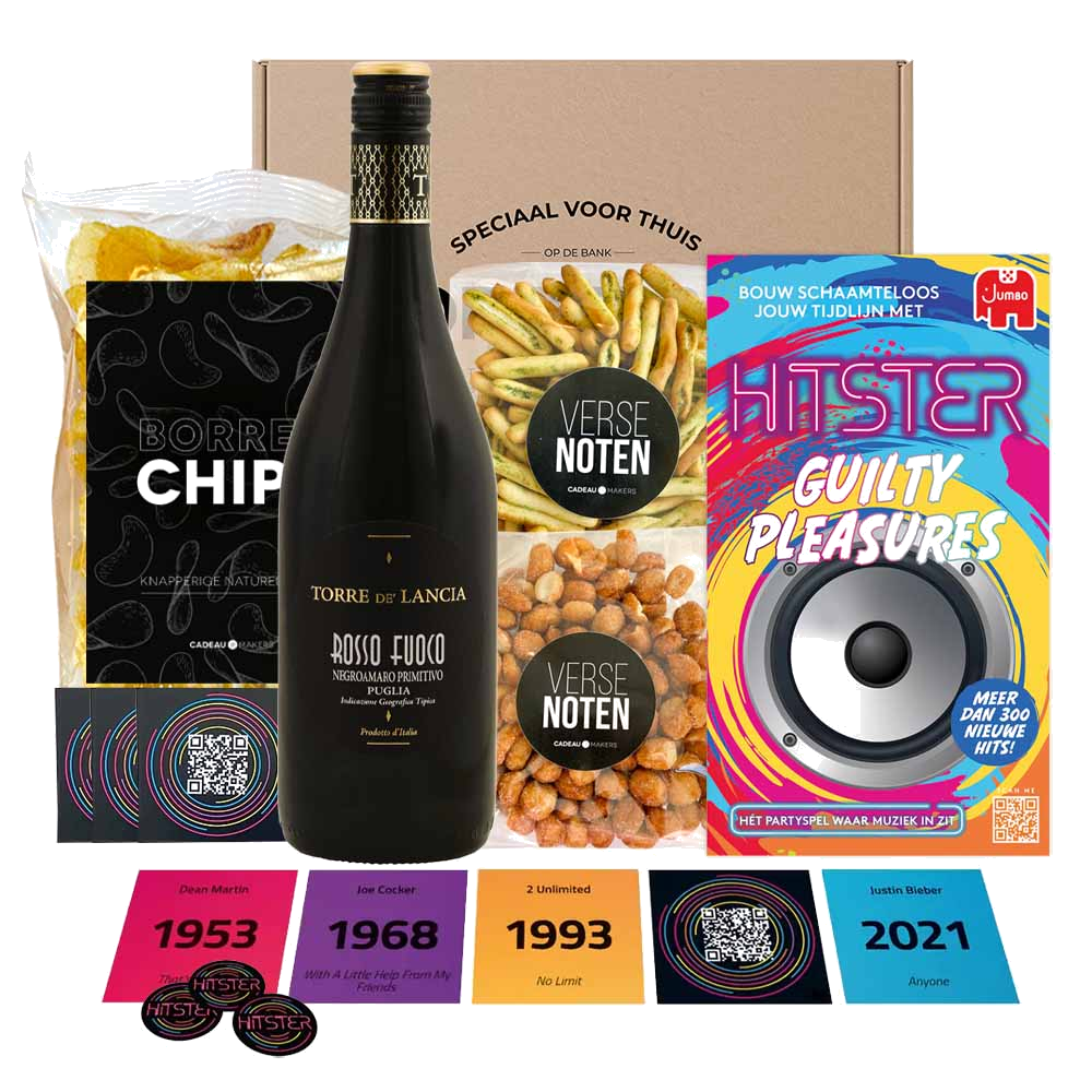 Spelletjes kerstpakket - Hitser Guilty Pleasure