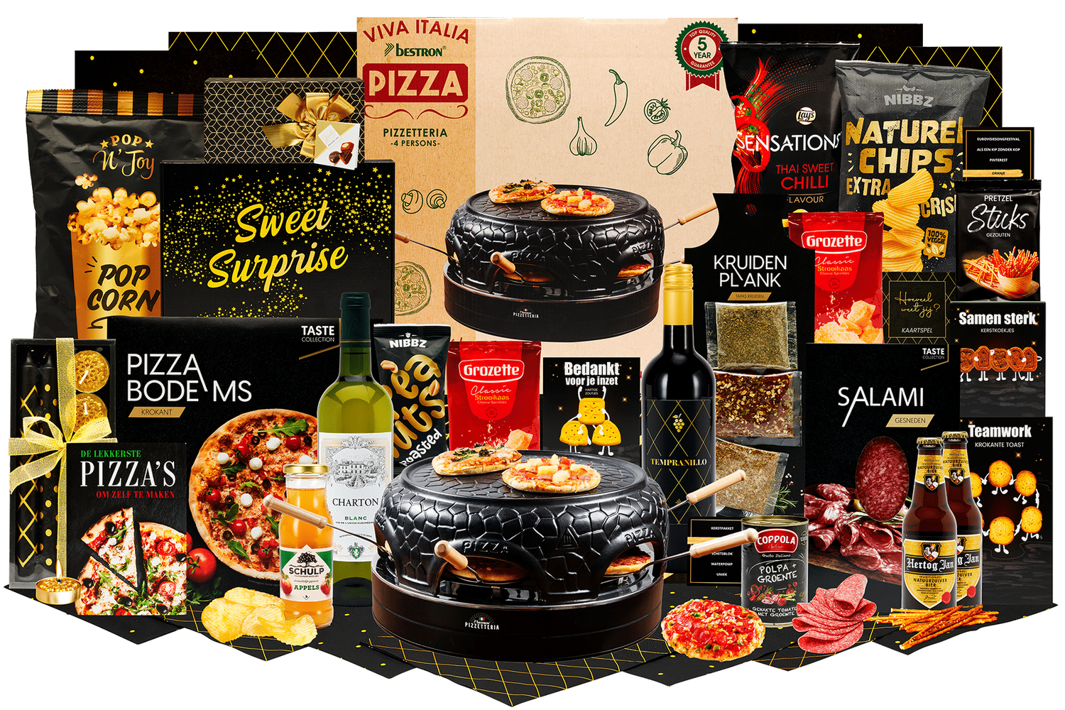 Samen pizza maken