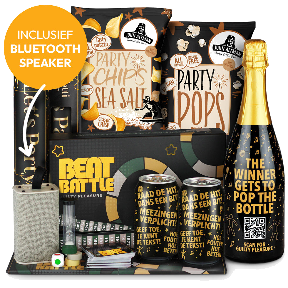 Beat Battle XL Guilty Pleasure + Bluetooth Speaker Cadeaupakket