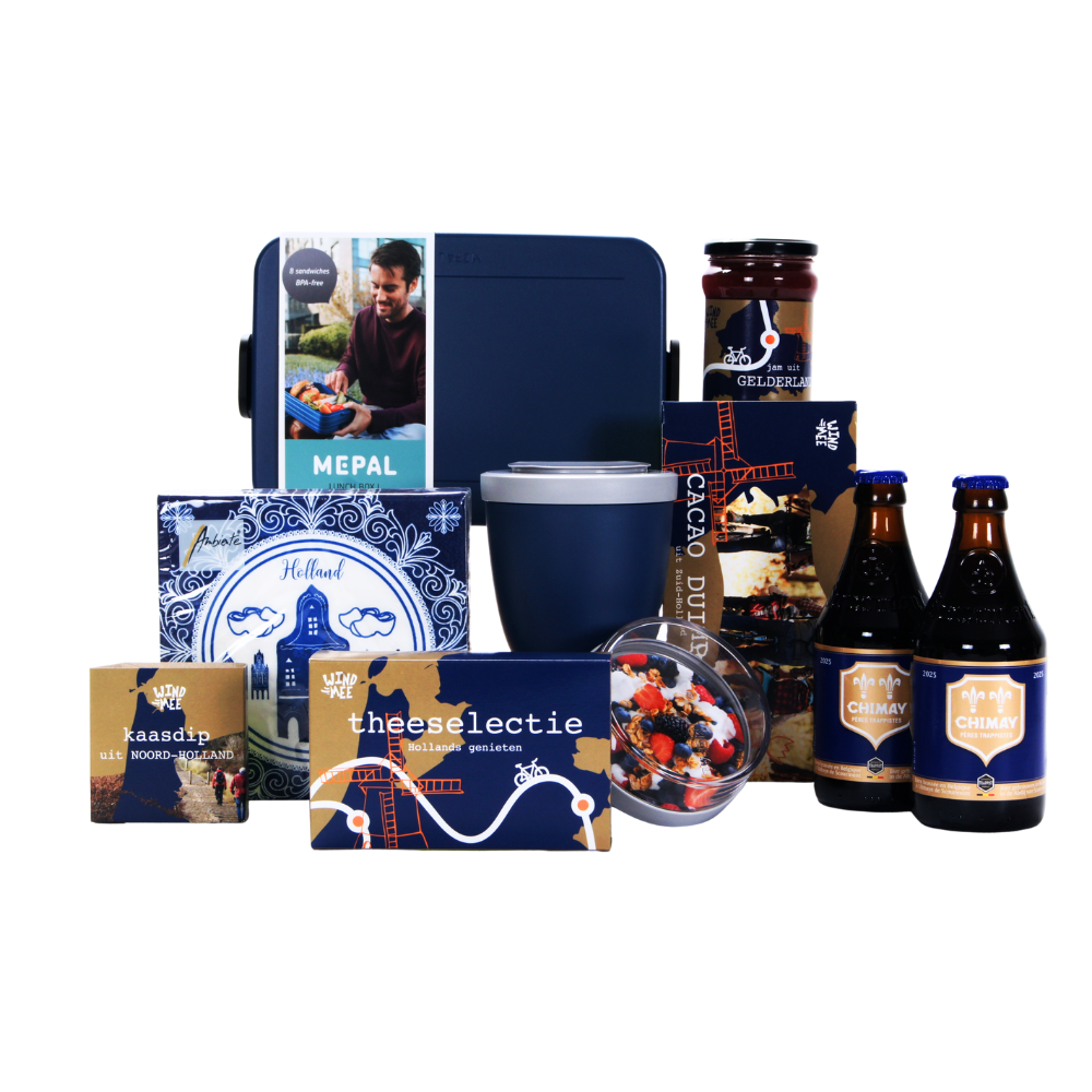 Chimay blauw & nordic blue lunchset