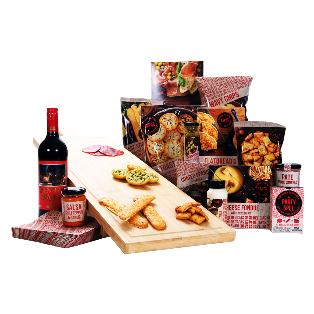 Winterwarm glühwein & bamboe serveerplank