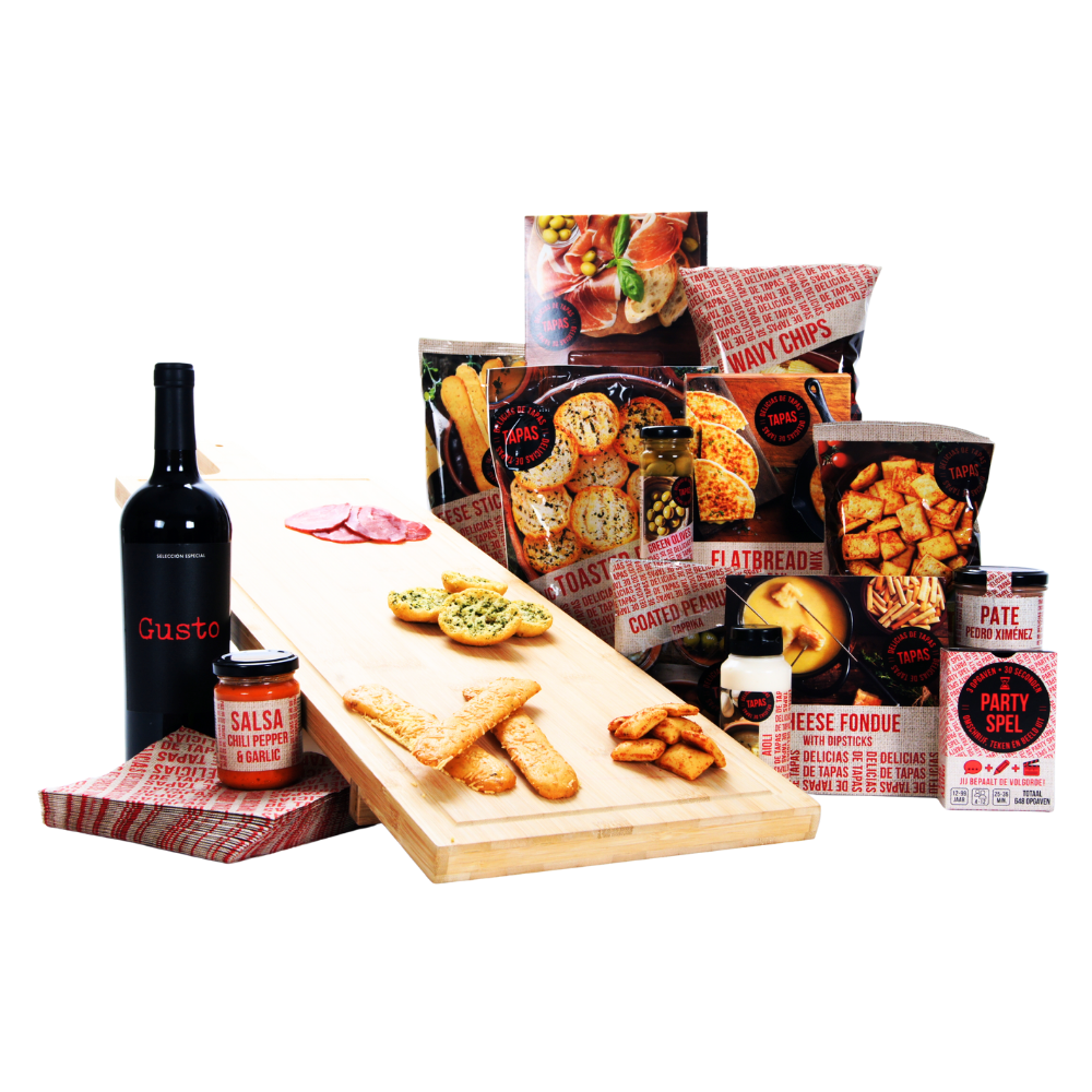 Gusto tinto & bamboe serveerplank