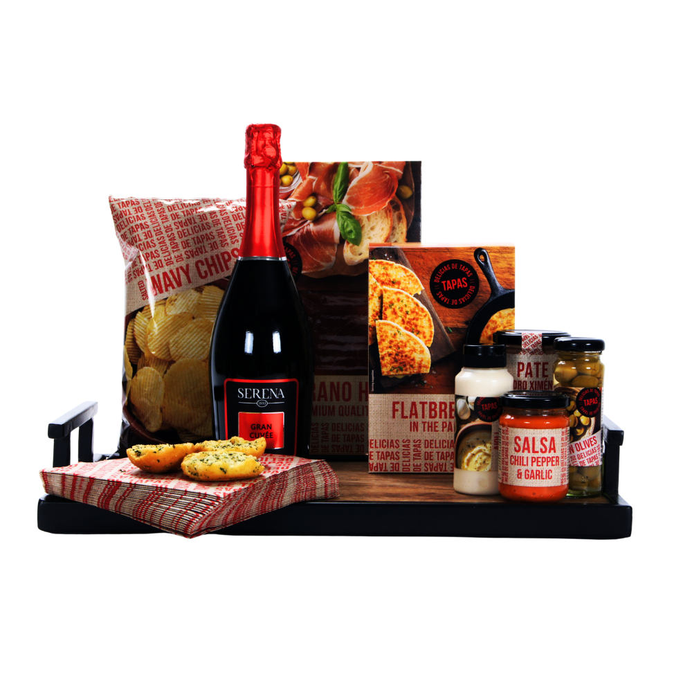 Prosecco spumante & tapasgenot kerstpakket