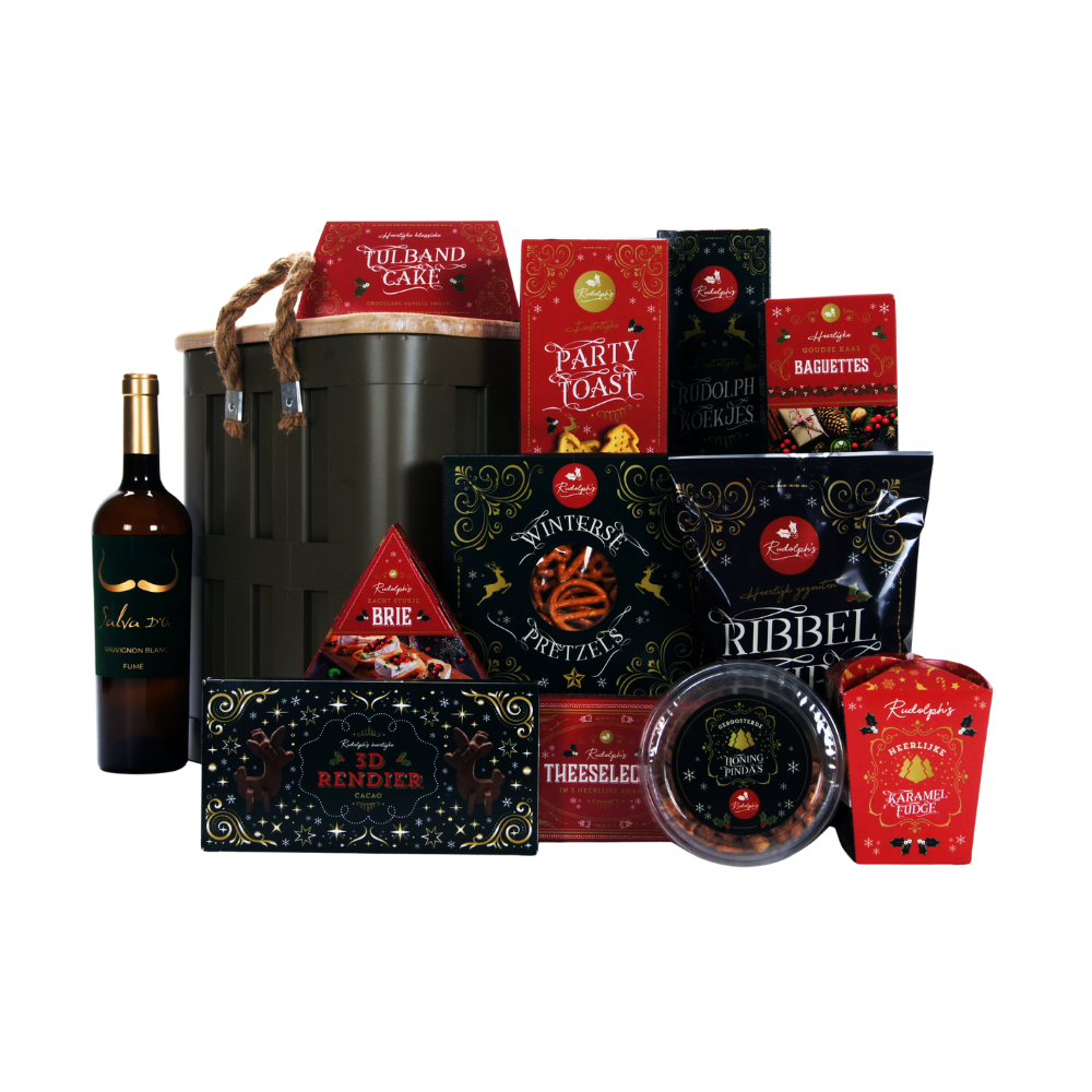 Sauvignon blanc fumé & opbergbox kerstpakket