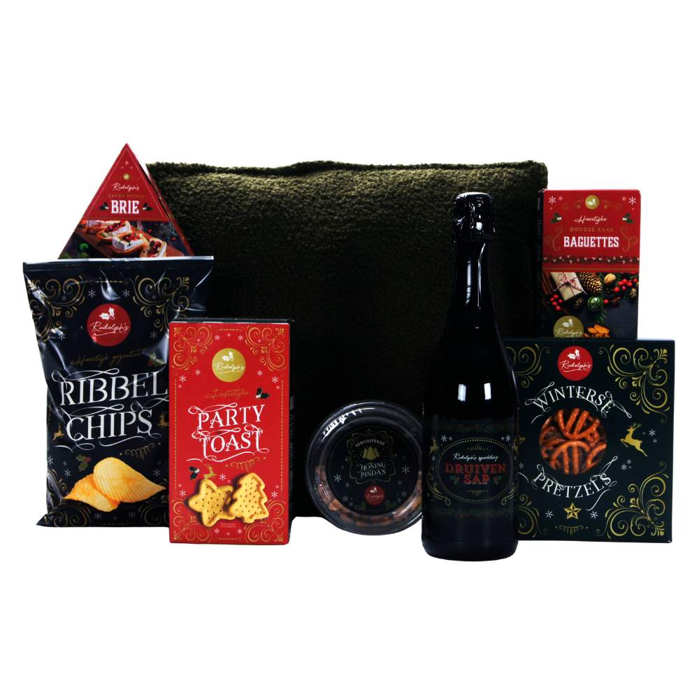 Rudolph sparkling druivensap & warmtekussen