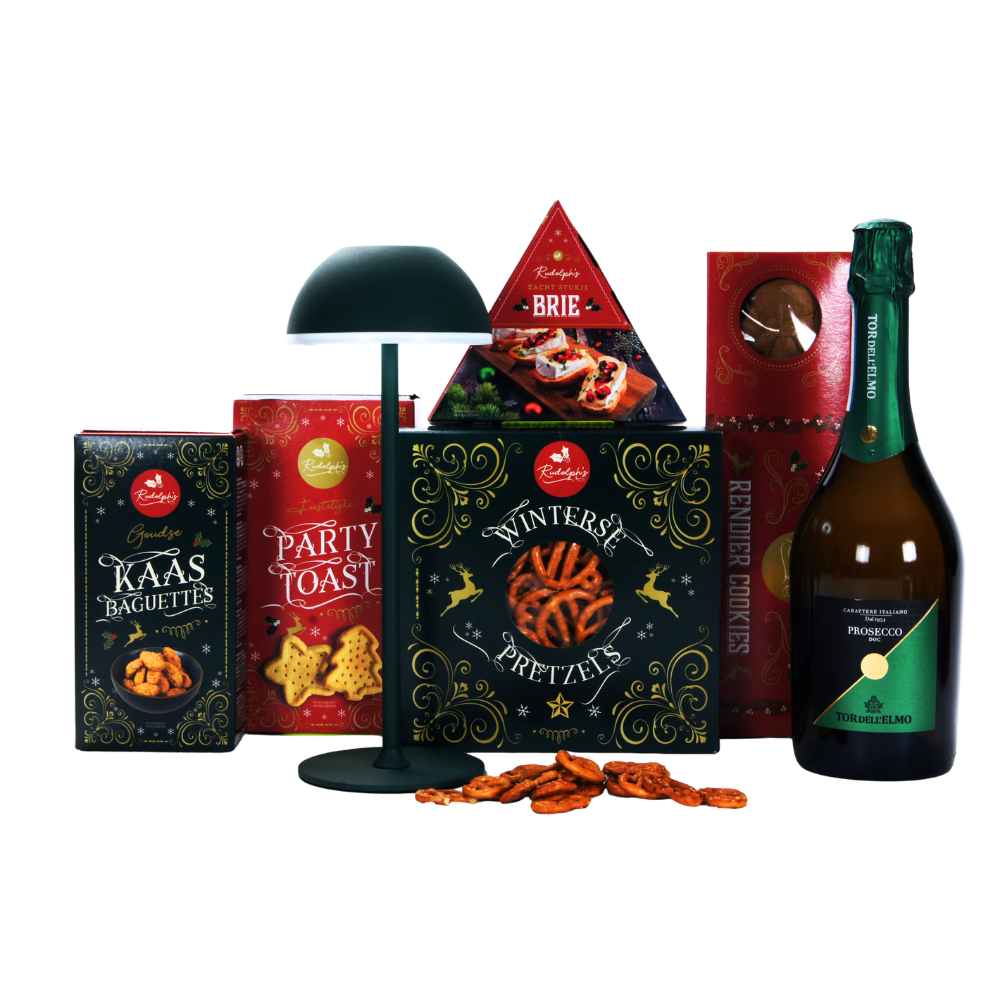 Prosecco & winterse lekkernijen kerstpakket
