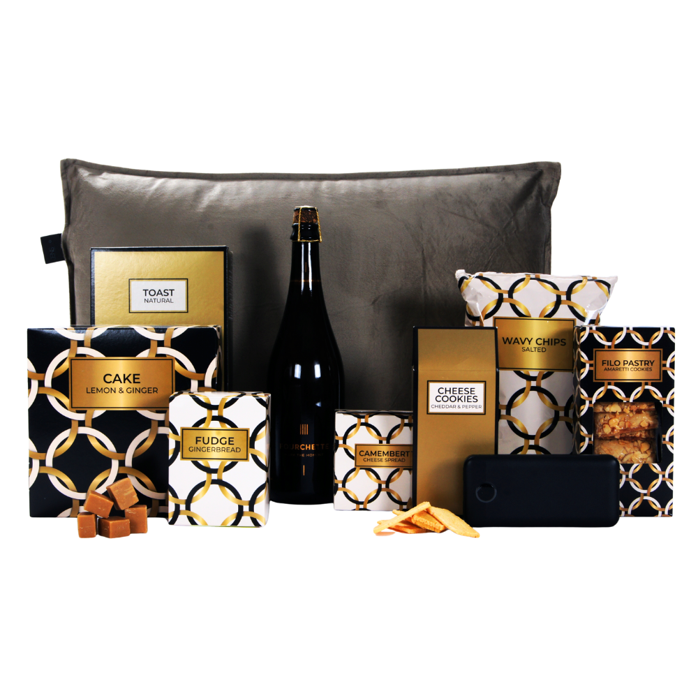 Fourchette & warmtekussen met luxe delicatessen