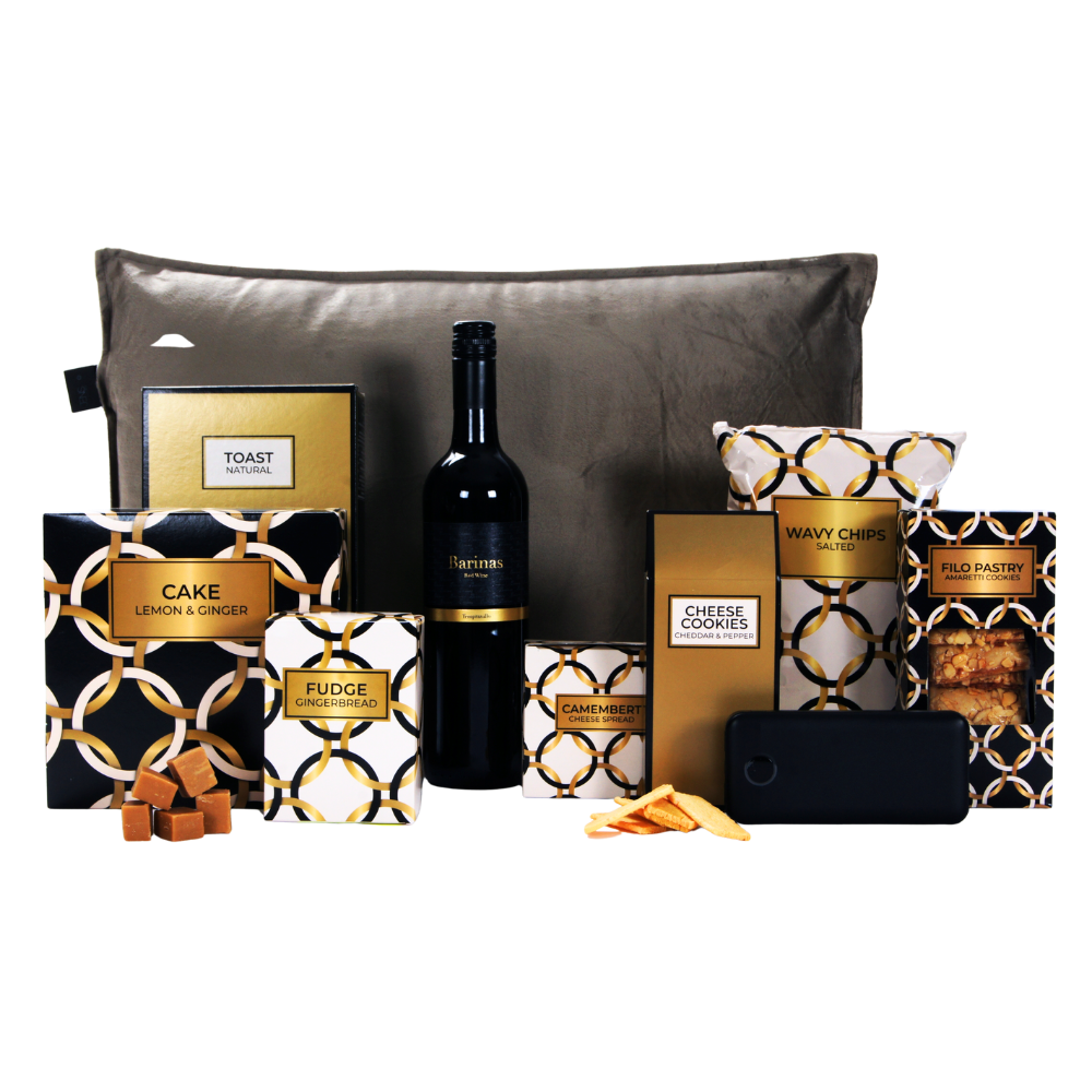 Tempranillo Tinto & warmtekussen met luxe delicatessen