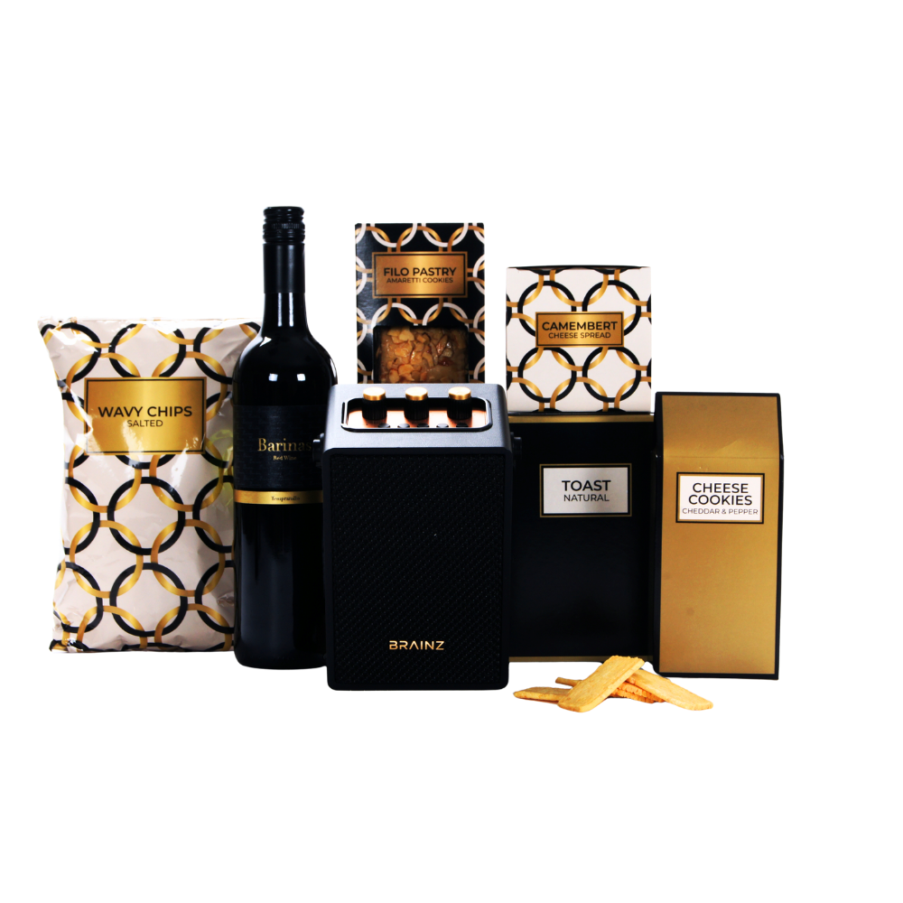 Tempranillo tinto & luxe hartige lekkernijen met retro speaker