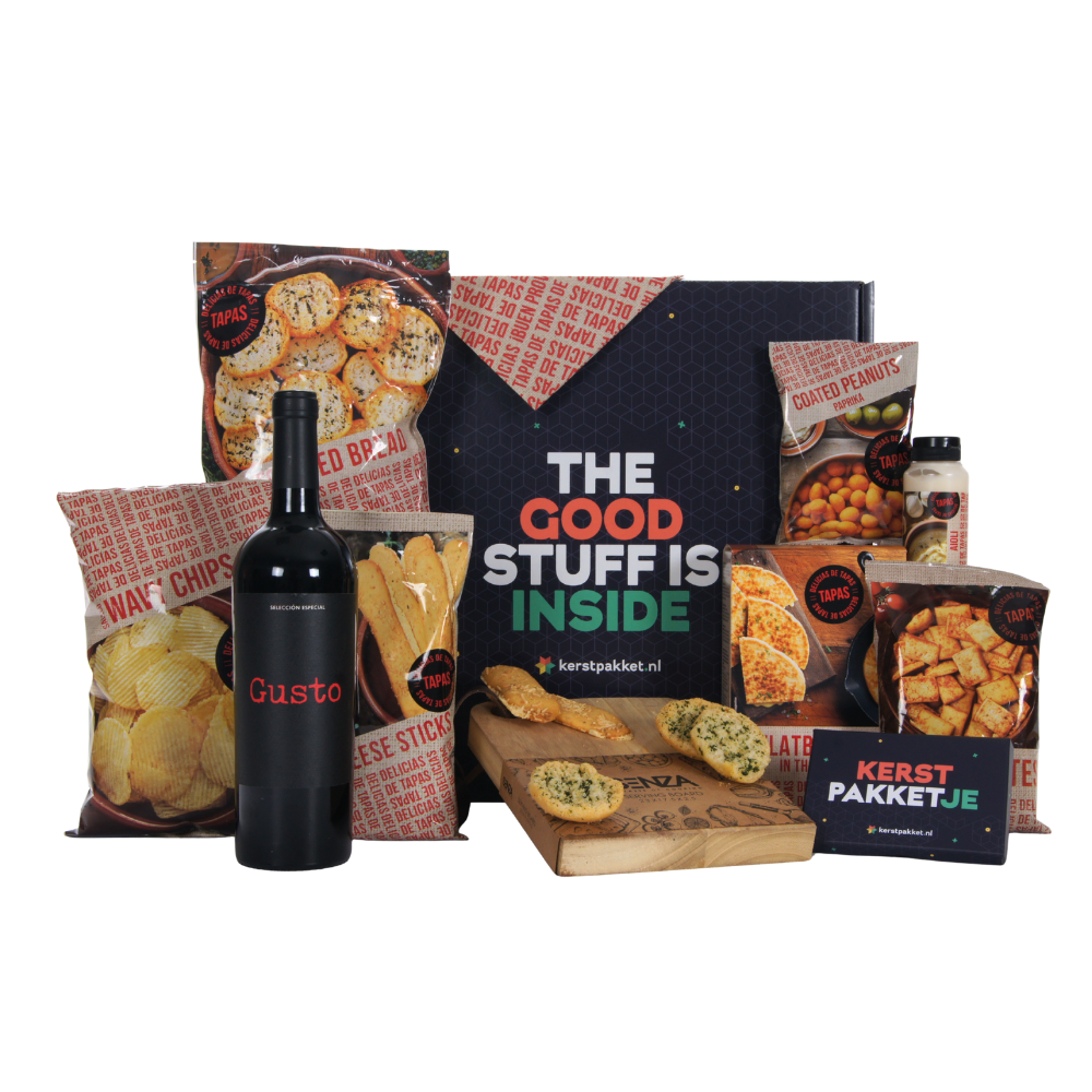 Gusto Tinto - rood met Delicias de Tapas borrelhapjes