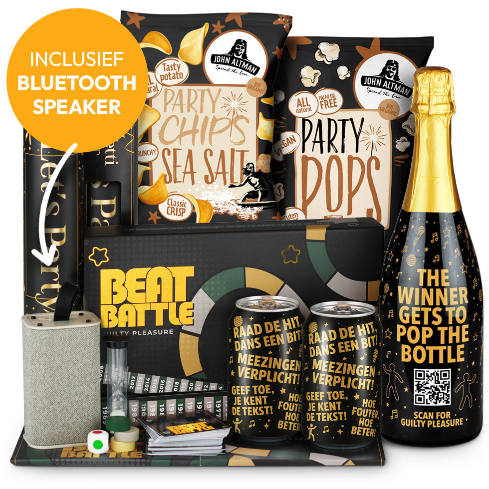 Beat Battle XL Guilty Pleasure + Bluetooth Speaker Cadeaupakket