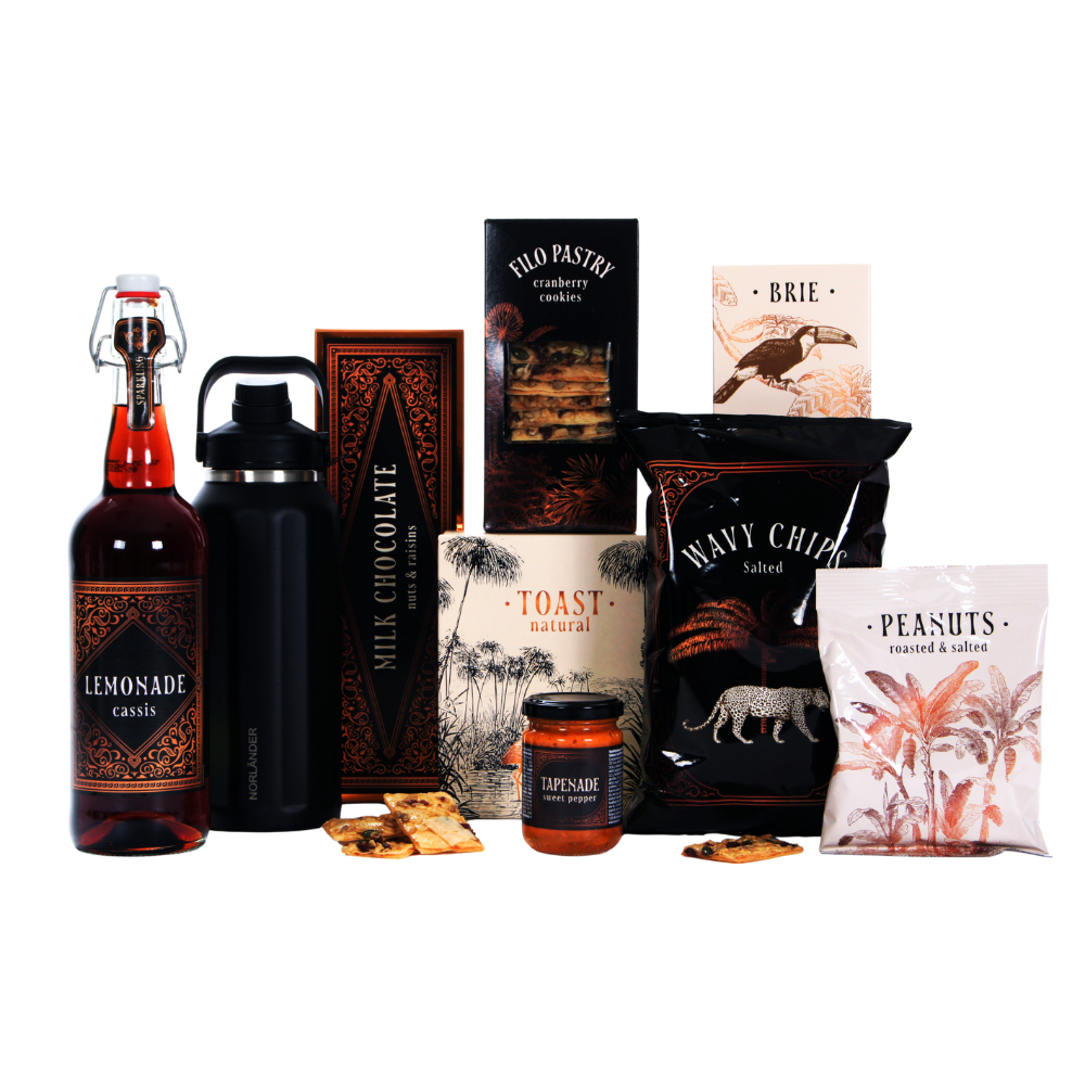 Nature’s Paradise Sparkling Limonade & Luxe Delicatessen Kerstpakket met Thermofles