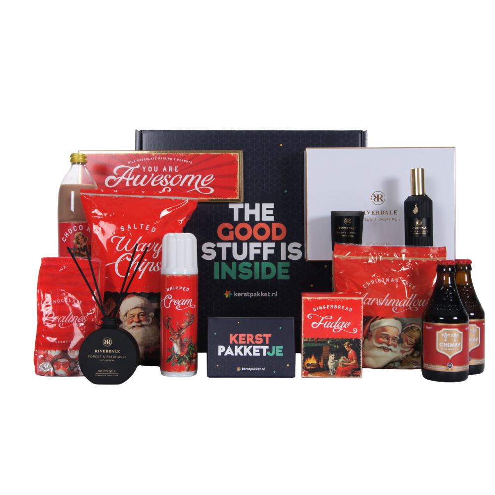 Chimay Rood Dubbel & Euphoria Giftset Kerstpakket