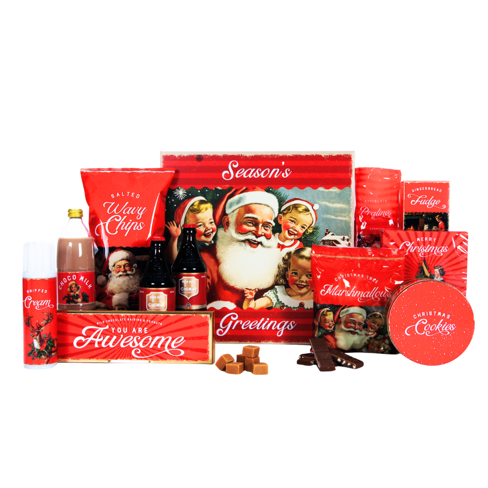 Chimay Rood & Santa Claus geschenkdoos