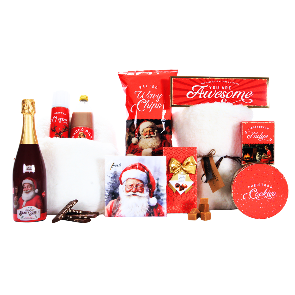 Prosecco & Teddy Voetenwarmer kerstpakket