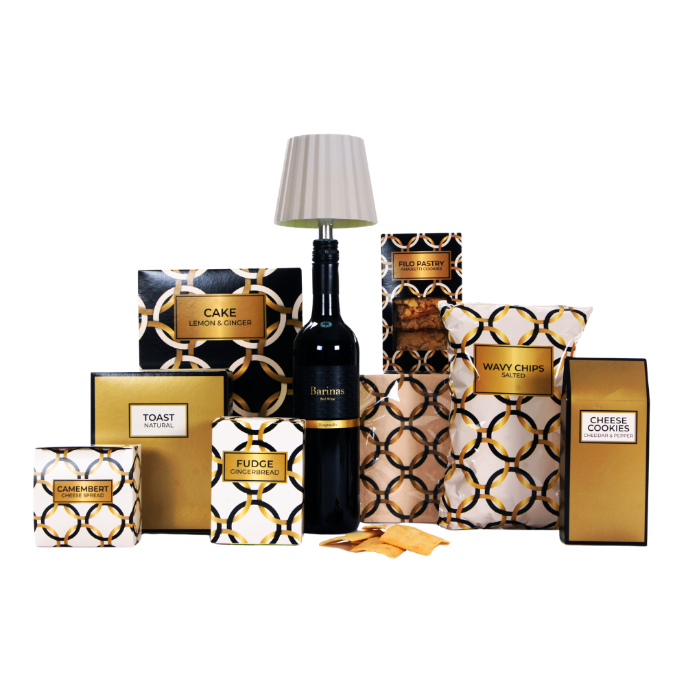 Tempranillo Barinas & Luxe Delicatessen met LED Fleslamp