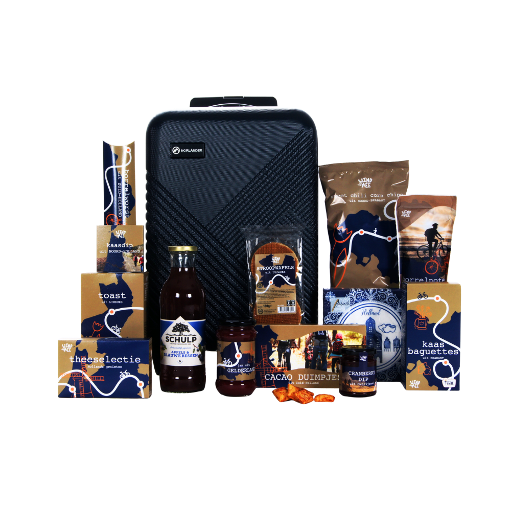 Schulp Appels & Blauwe Bessen & Luxe Trolley Borrelpakket