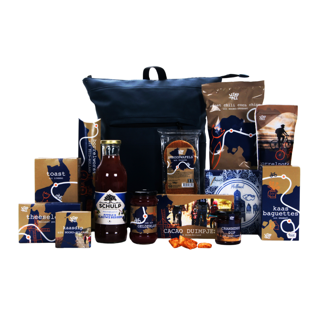 Schulp sap & retro rugtas borrelpakket