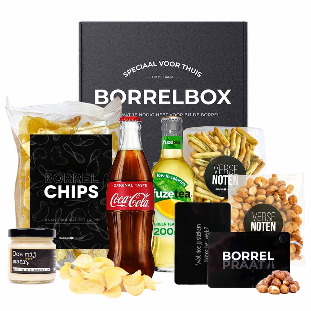 Borrelpakket - 1x Cola en 1x Fuze tea (Alcoholvrij)