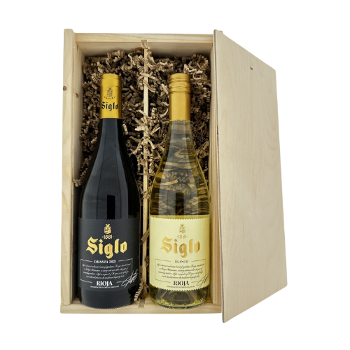 Kerstduo uit rioja | Siglo rood en wit wijnpakket