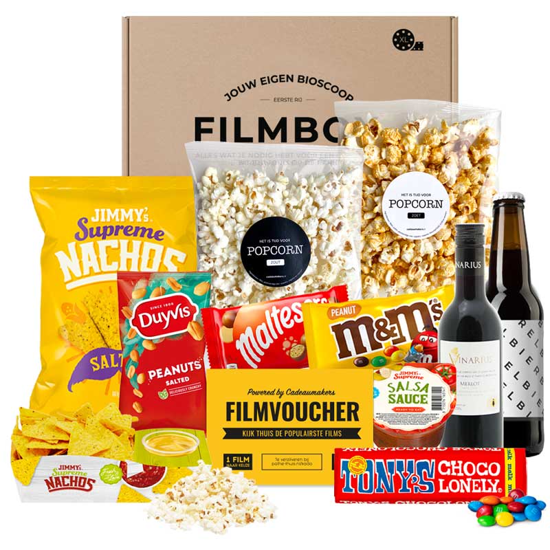 XL filmpakket - 1x Bier en 1x Rode wijn