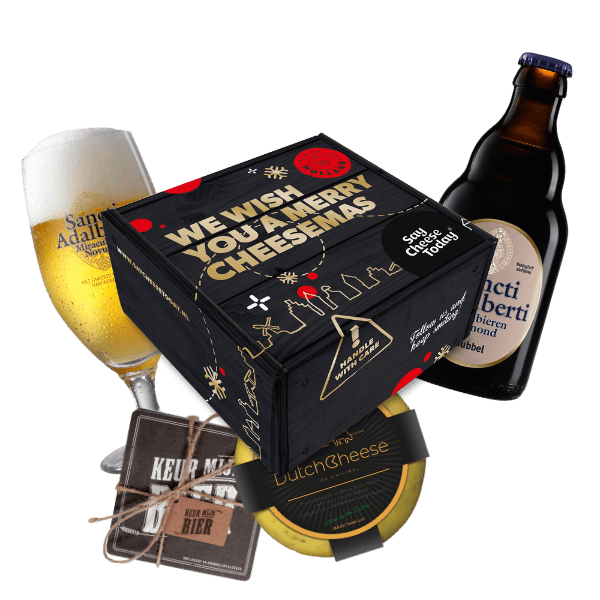 Egmondse Dubbel Bier & Kaas Kerstpakket