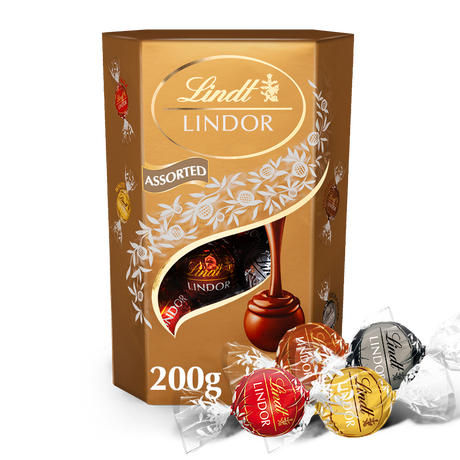 Lindt LINDOR Cornet Assorti 200g