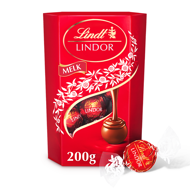 Lindt LINDOR Melkchocolade bonbons 200g