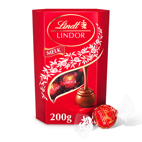 Lindt LINDOR Melkchocolade bonbons 200g