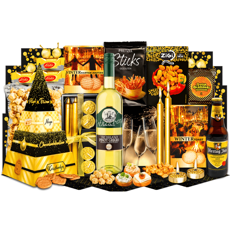 Witte Wijn & Bier XL Kerstpakket