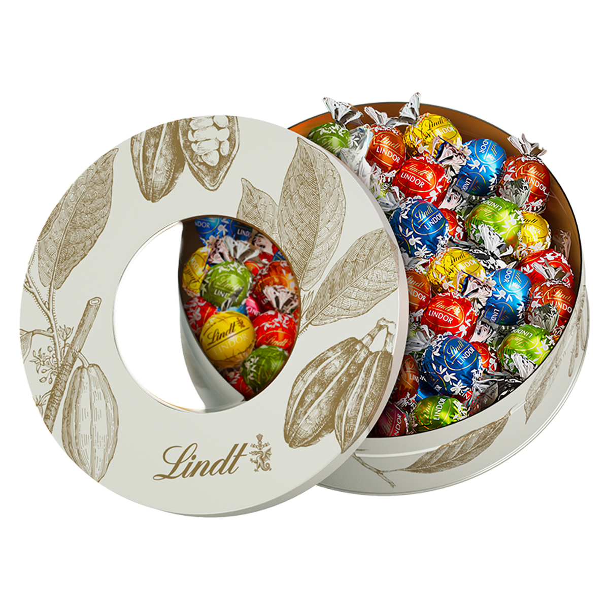 Lindt LINDOR Kies & Mix Favorieten Cacao Blik 600g