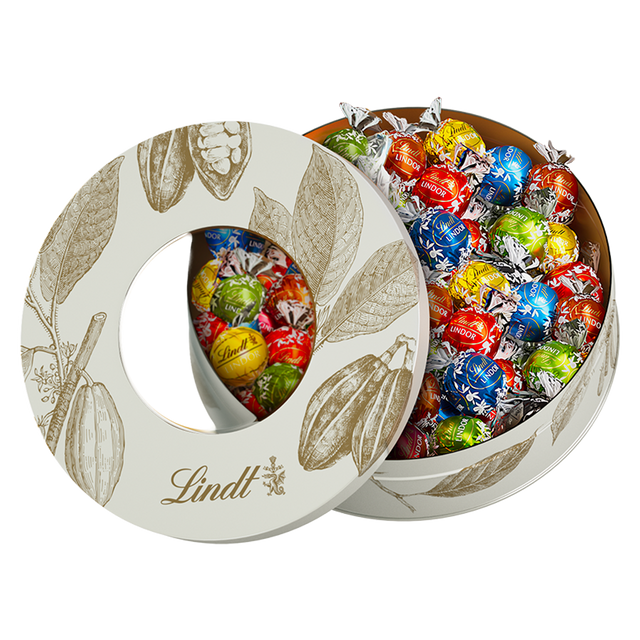 Lindt LINDOR Kies & Mix Favorieten Cacao Blik 600g