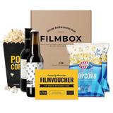 Filmpakket | Zoute popcorn - 1x Bier en 1x Rode wijn