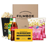 Filmpakket | Zoete popcorn - 1x Cola en 1x Fuze tea (Alcoholvrij)