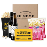 Filmpakket | Zoete popcorn - 1x Bier en 1x Rode wijn