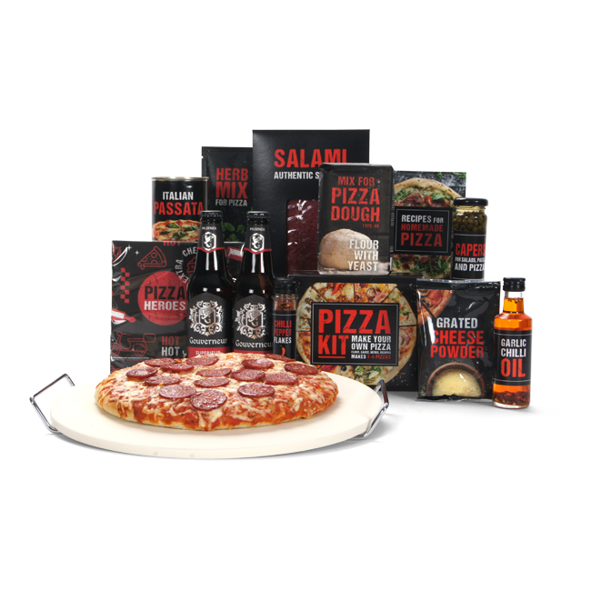 Pizzasteen Set & Bier