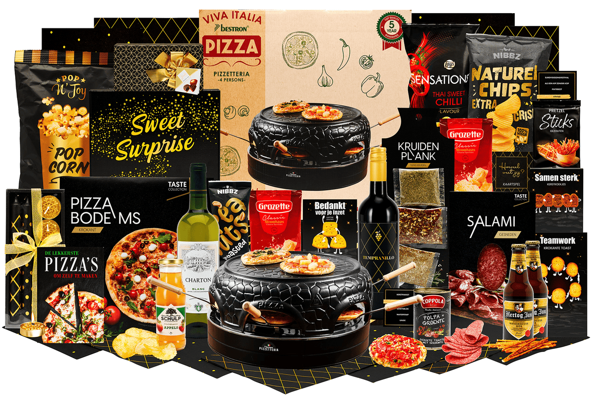 Samen pizza maken