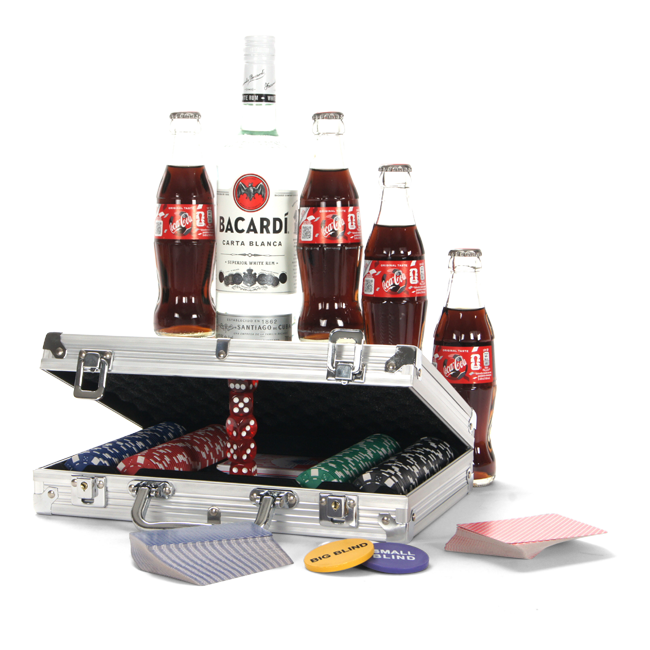 Pokeravond Set & Rum