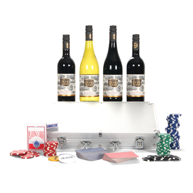 Pokermeester Set & Wijnproeverij
