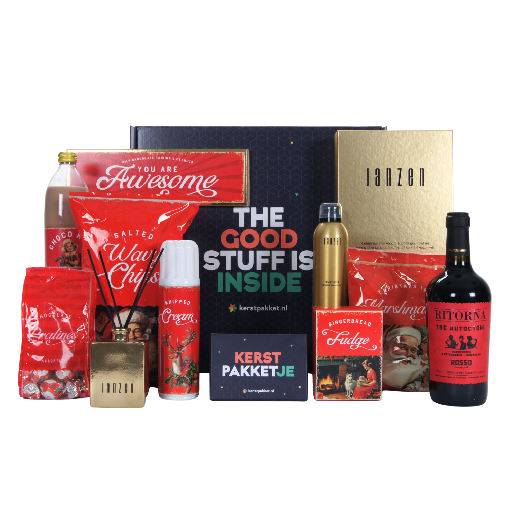 Ritorna Tre Autoctoni Rosso & Vintage Christmas Delights Kerstpakket met Giftset Euphoria