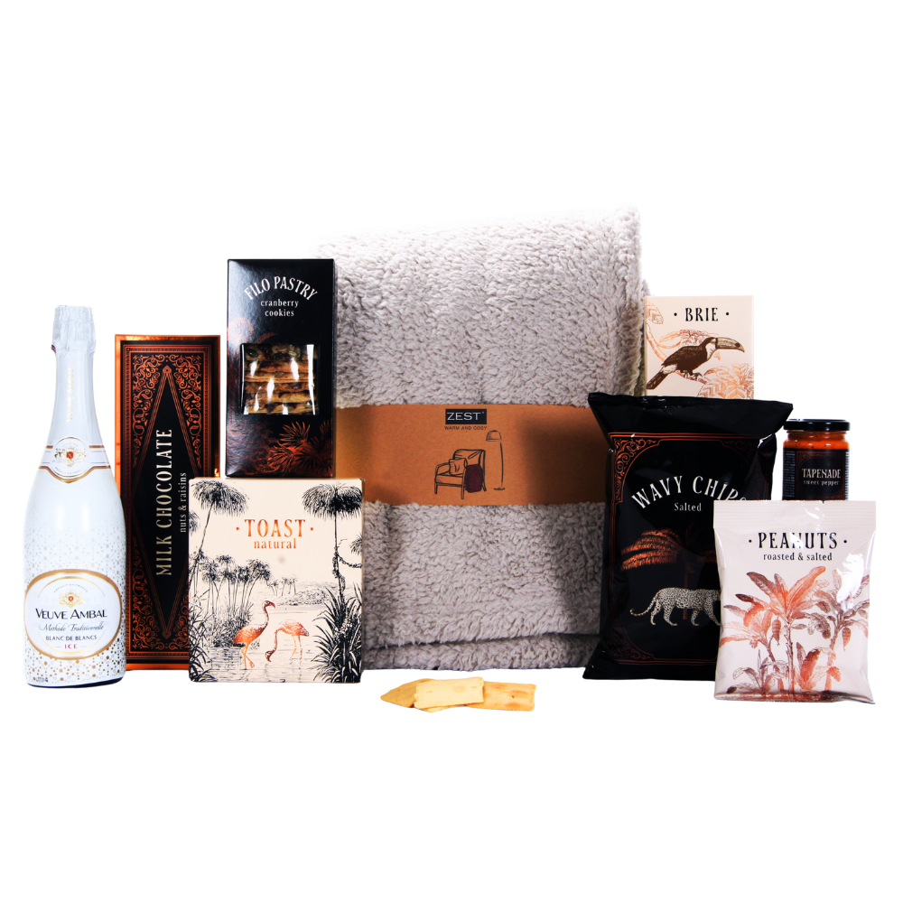 Veuve Ambal Ice & Nature’s Paradise lekkernijen met sherpa plaid