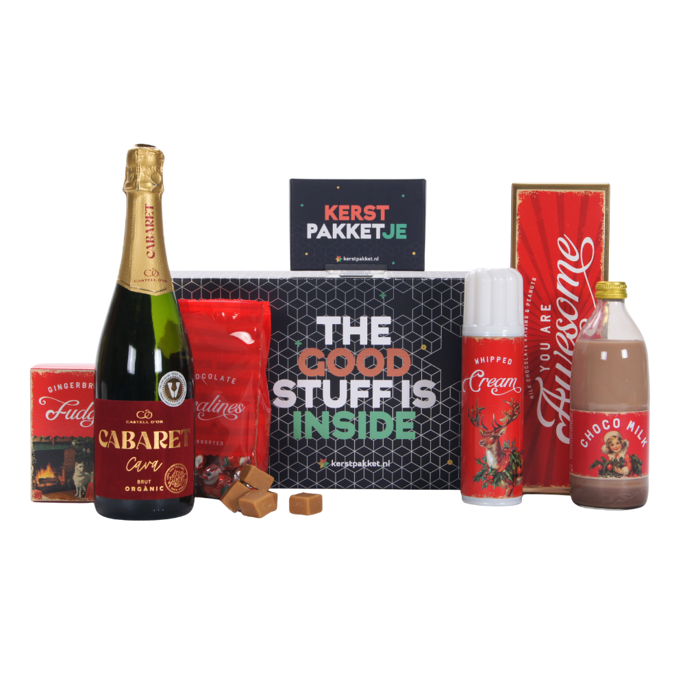 Cabaret Cava Brut & zoete kerstlekkernijen