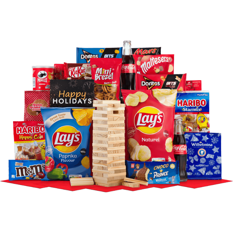 Stapeltoren Speelpakket met Chips, Cola en Snoep