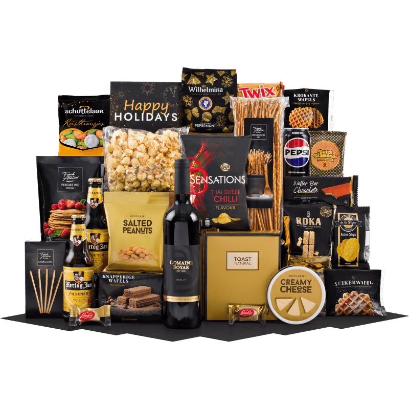 Wijn, Bier & Kaasplezier Kerstpakket XL Compleet