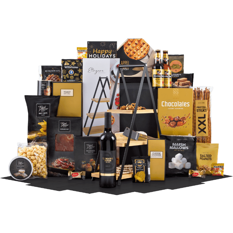 Etagere & Serrano Ham Kerstpakket Luxe Editie