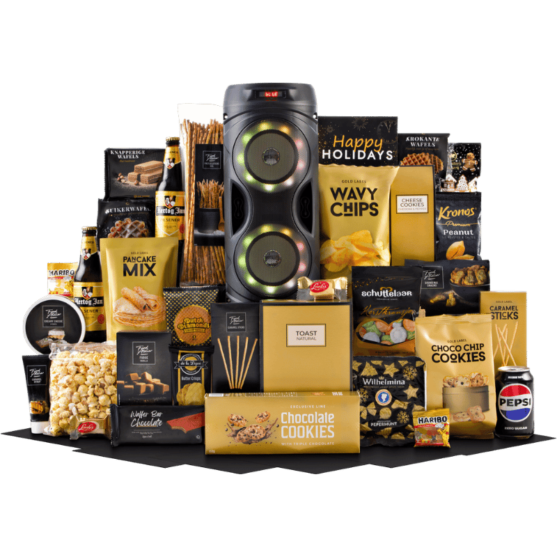 Party Speaker Genietbox Goud Editie XL Compleet