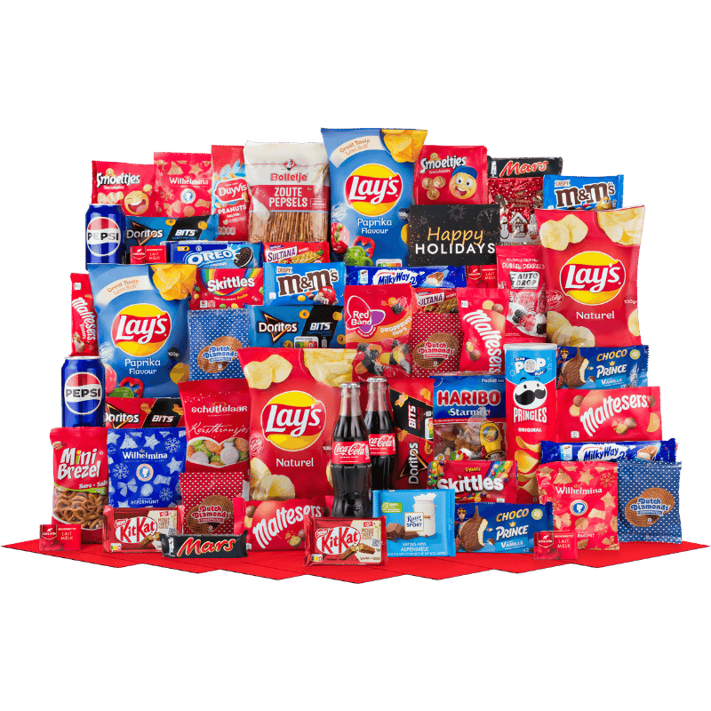 Reuze Chips & Snoepverzameling XXL Kerstpakket