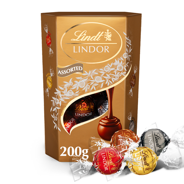 Lindt LINDOR Cornet Assorti 200g